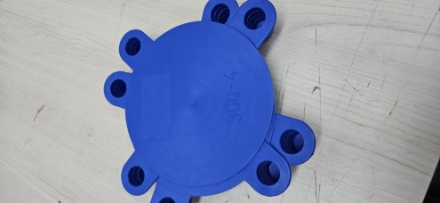 Imagem de Protetor de flange; inteiro, em polímero; furação sem furação;Aplicação p/ DN 4pol, 300;